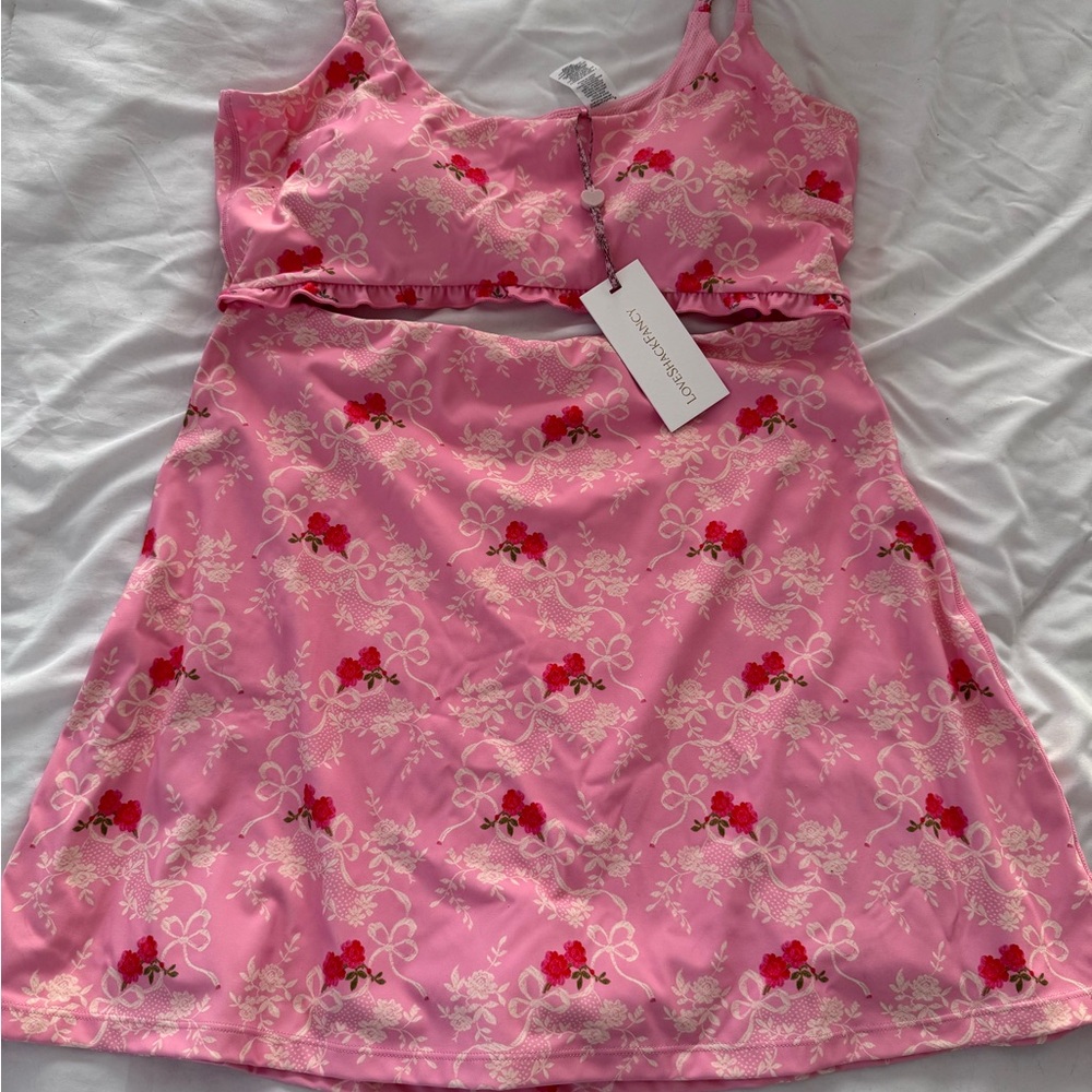 Pink Floral Dress